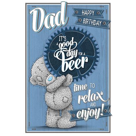 Dad Me to You Bear Birthday Card With Beer Mat £3.59